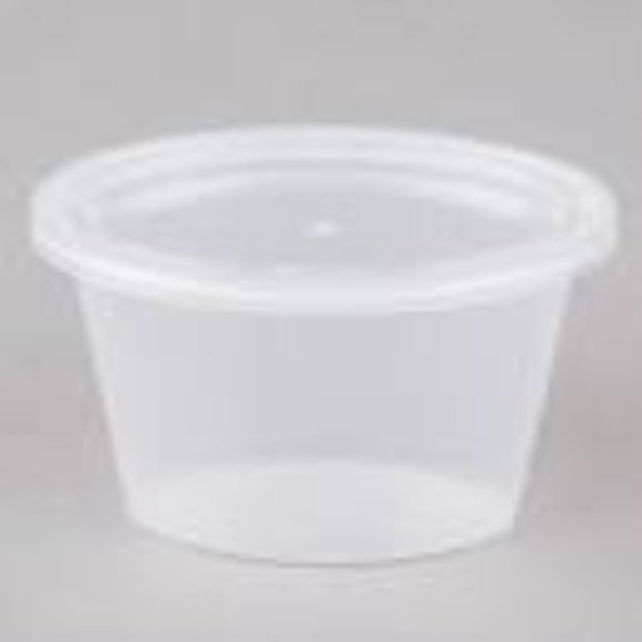 50 Newspring 5 oz Oval Souffle/Portion Cups With Lids, 50 pack - Picture 4 of 5
